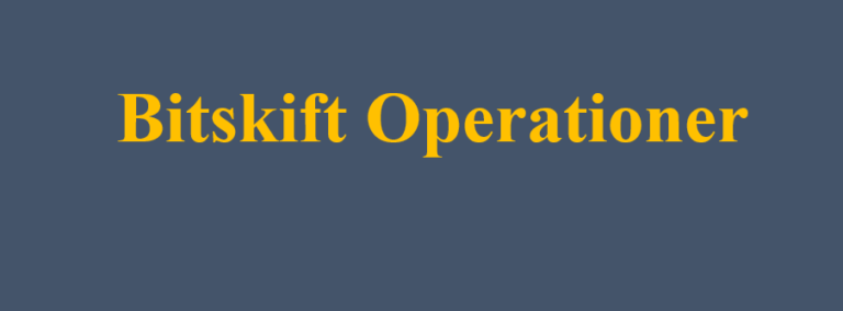 Bitskift Operationer