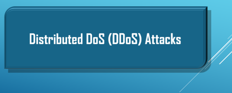 Distributed Denial of Service Attacks (DDoS)