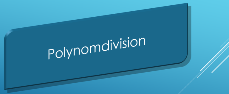 Polynomdivision